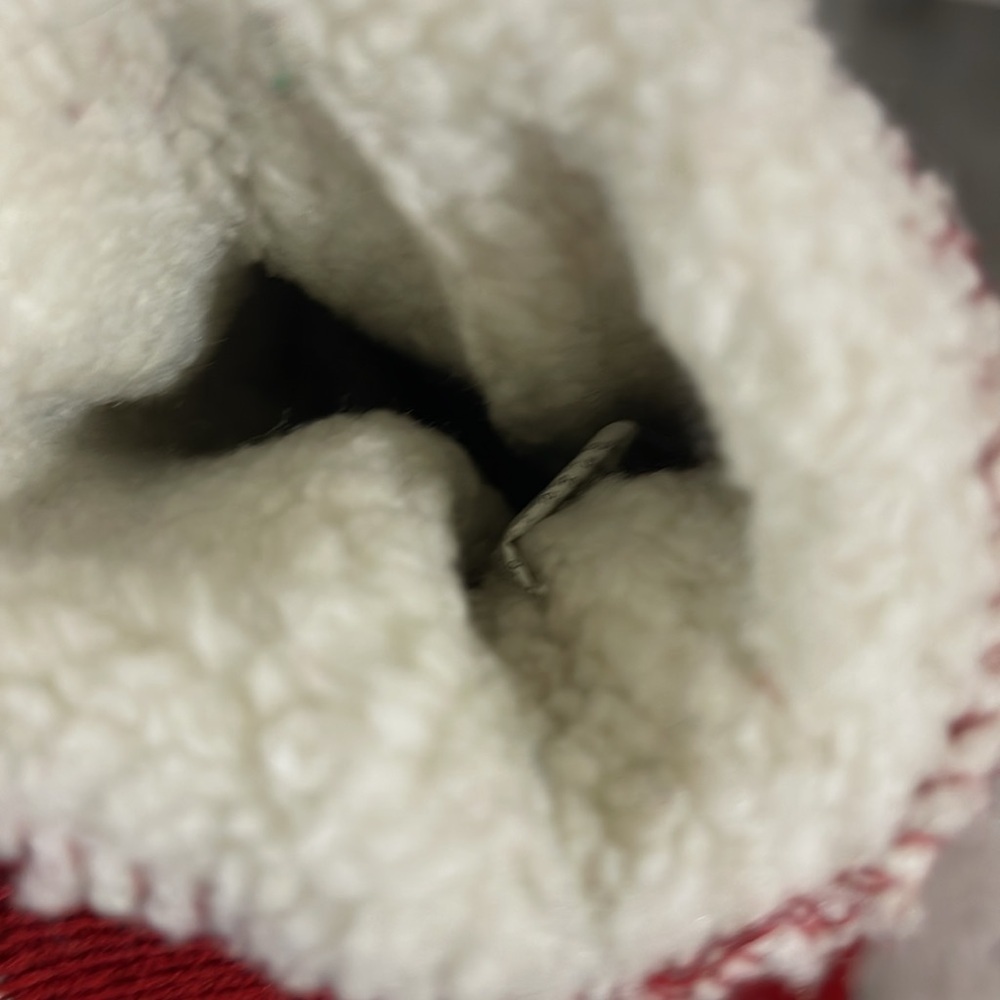 Sweater gloves ruby red - Picture 4 of 5